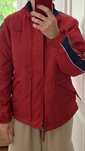 Casaco de frio vermelho unissex