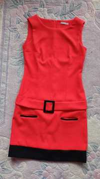 elegancka czerwona sukienka r. 36 Orsay
