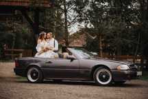 Zabytkowy samochód do Ślubu! Auto do ślubu! Mercedes SL AMG kabriolet,