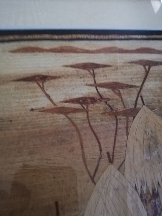 Moldura com estampa / linda