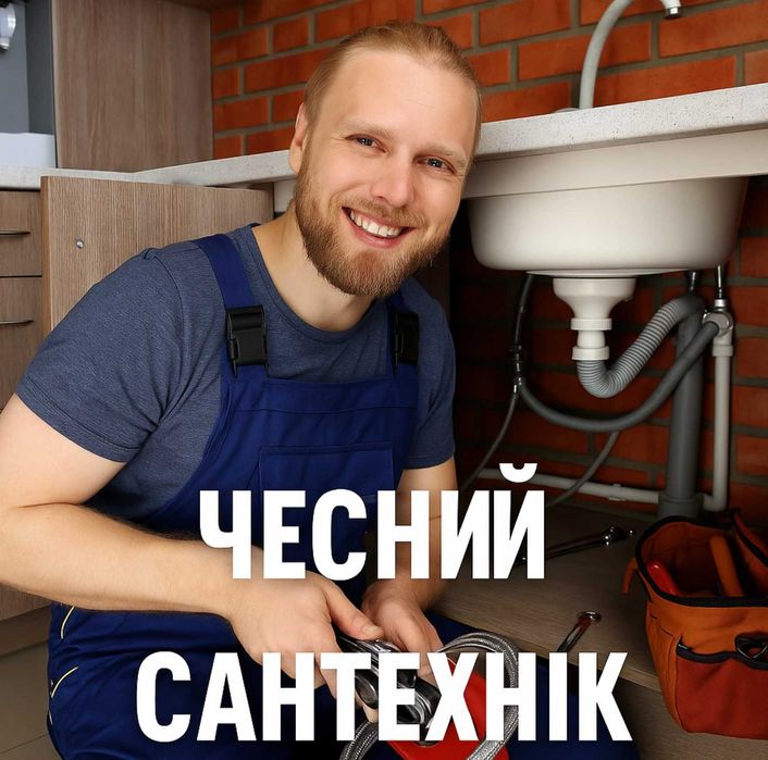 Сантехнік. Чистка каналізації та бойлерів. Гарантія на роботу