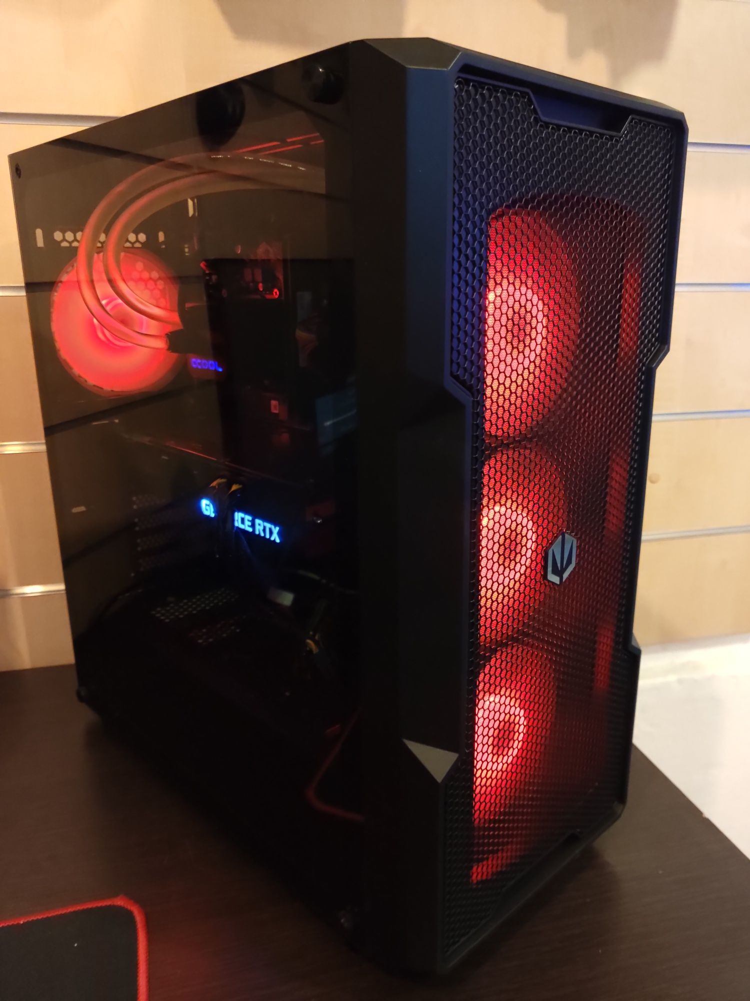 i9-13900K,LED Komputer do Gier,32 GB DDR5,RTX 4070Ti S,woda,SSD,Win 11