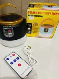 Акумуляторна лампа ExpoLamp 200 Вт USB SOLAR