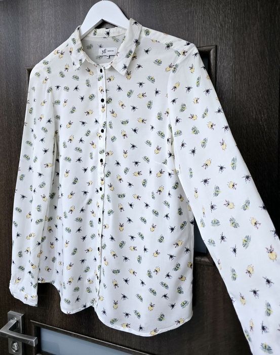 Reserved śliczna lejaca koszula z nadrukiem L