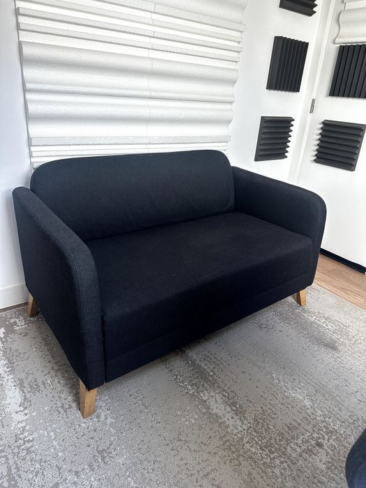 Sofá 2 Lugares – Cinzento Escuro (IKEA) LINANÄS