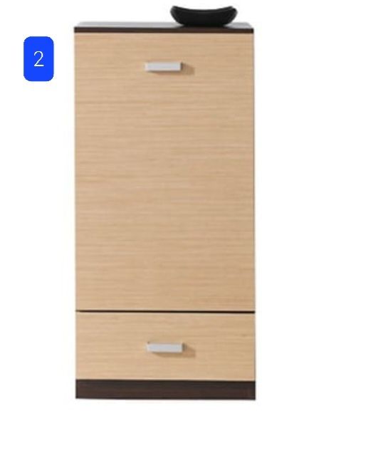 Dwie szafki z szufladami Black red white BRW clipper