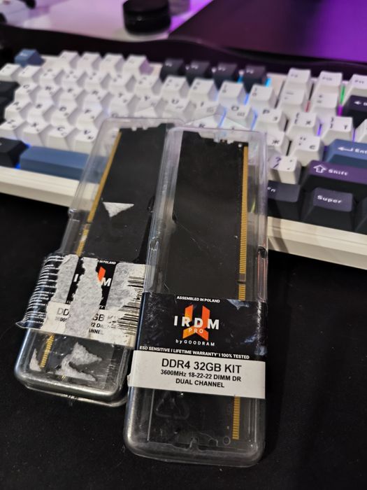 ОЗП GoodRAM DDR4 32Gb (2x16) 3600Mhz IRDM Pro