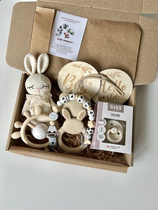 Іменний тримач, Гризунець, Прорізувач, Брязкальце, Пустушки Bibs