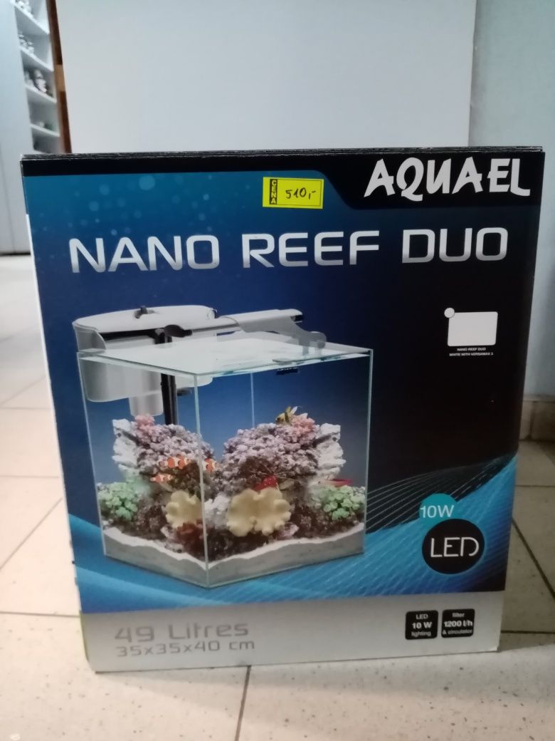 Aquael Shrimps & Fish Nano Reef Duo Black 49l - TINAZOO WITKIEWICZA