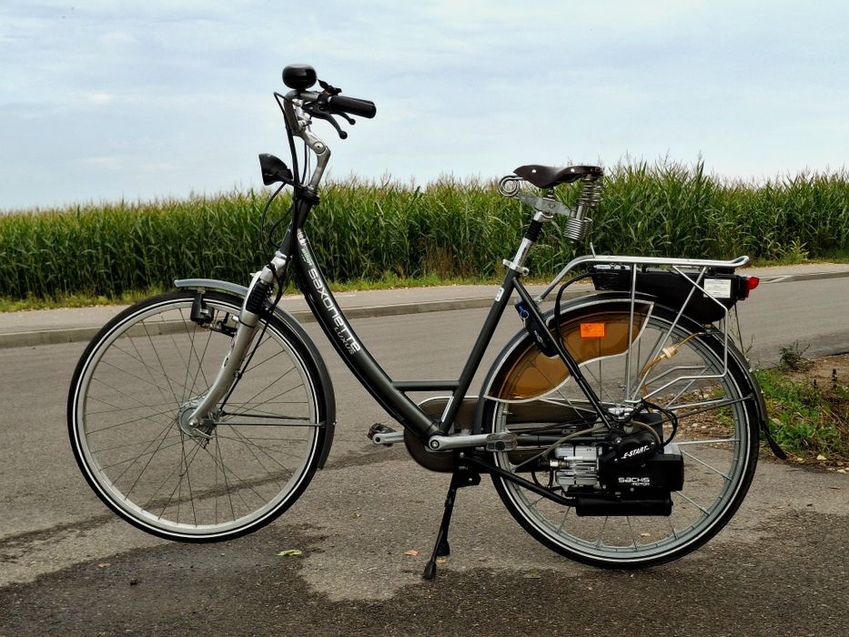 Rower spalinowy Saxonette Luxus E-Start Super Stan Nowszy model