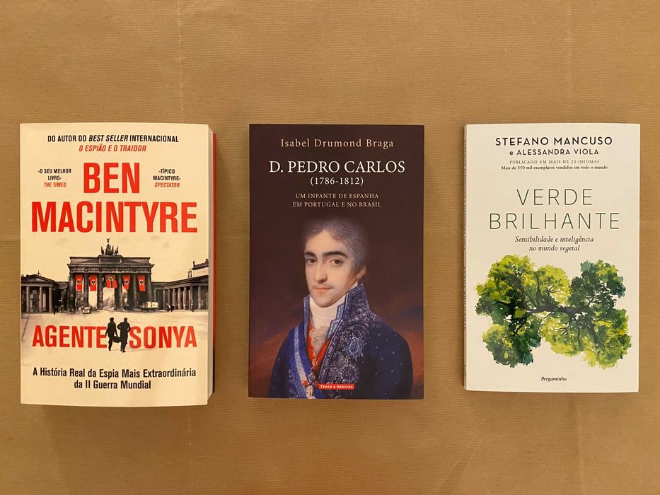Agente Sonya; D. Pedro Carlos; Verde Brilhante - Livros NOVOS!
