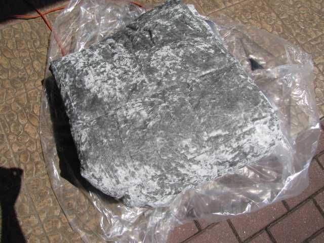 Narzuta na łóżko Crushed Pikowana, aksamitna, szara, 220x220 cm