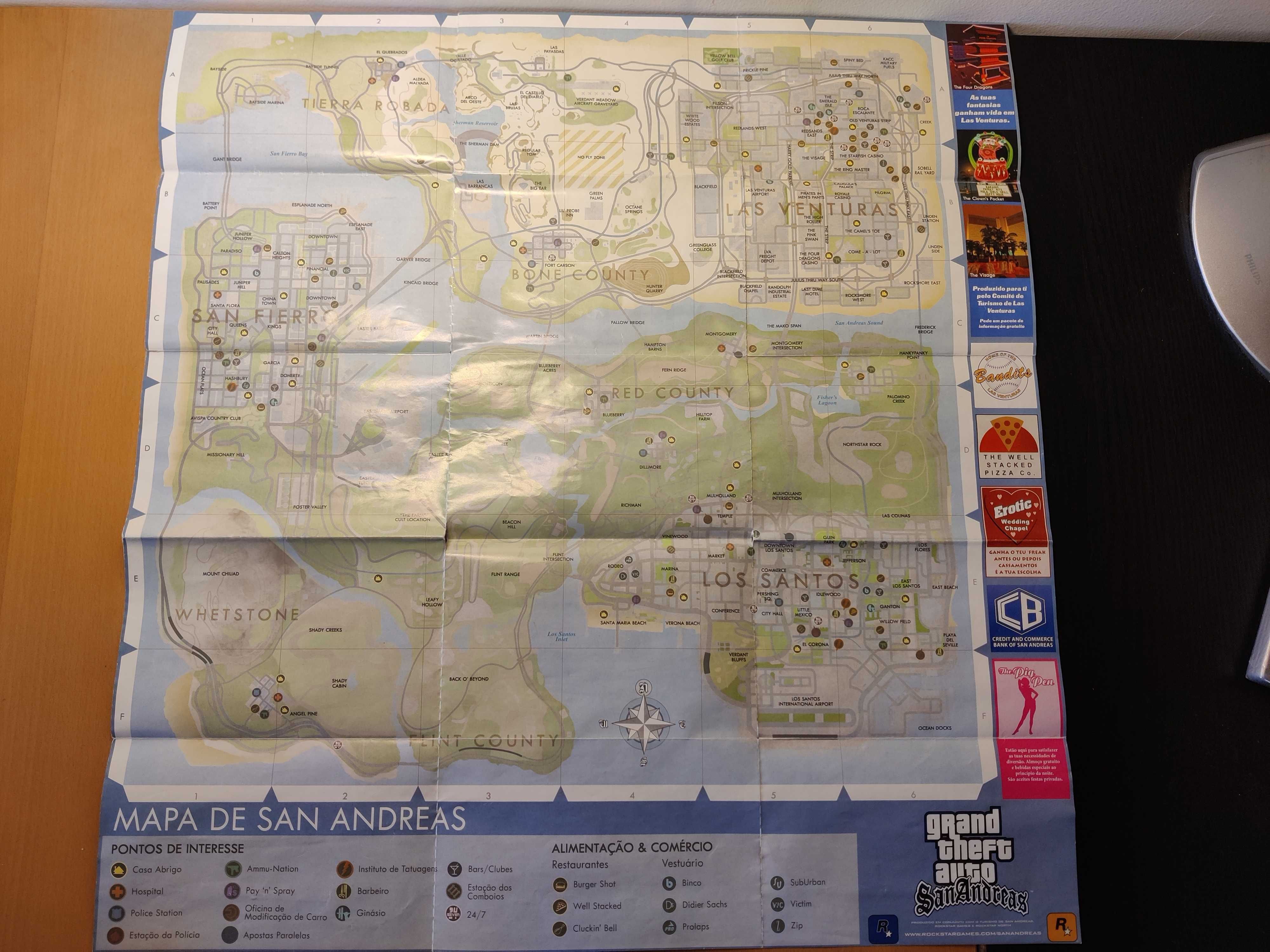 Mapa GTA San Andreas (PT)