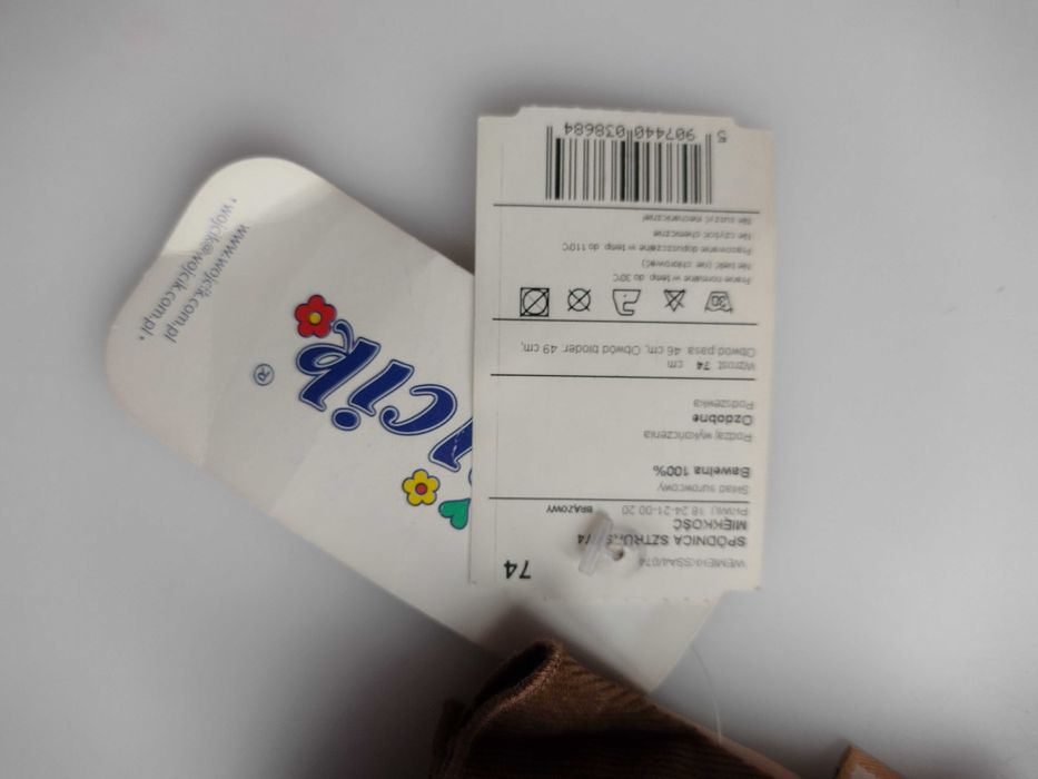 Nowa spódniczka Wójcik rozm. 74 sztruks