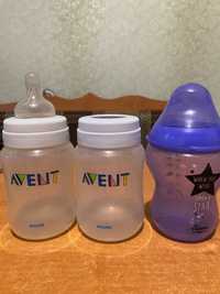 Детские бутылочки для кормления AVENT, tommee tippee