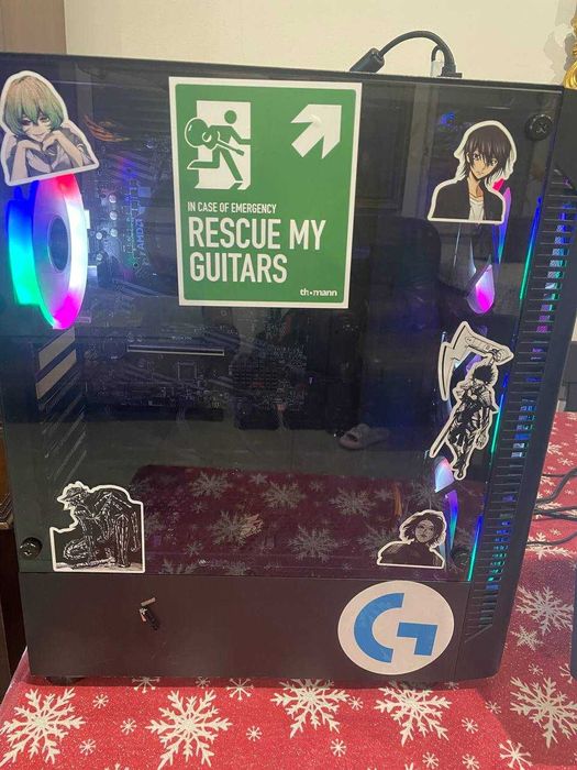 PC de mesa potente – pronto para jogos e trabalho!(+teclado)