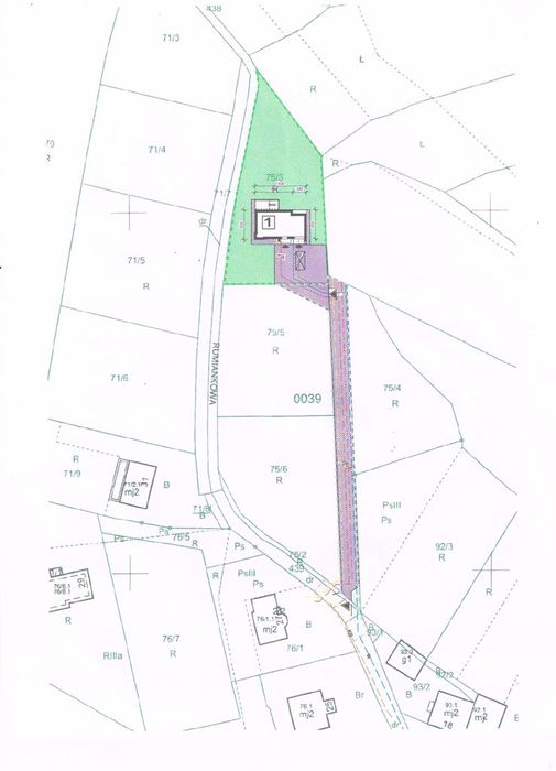 1143 m2 D.budowlana Ul.Rumiankowa Kraków sprzed.bezpośred. W-Z posiada