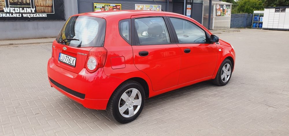 Chevrolet Aveo 2009r 1.2 16V Benzyna+LPG. 84KM Polski salon. Stan BDB.