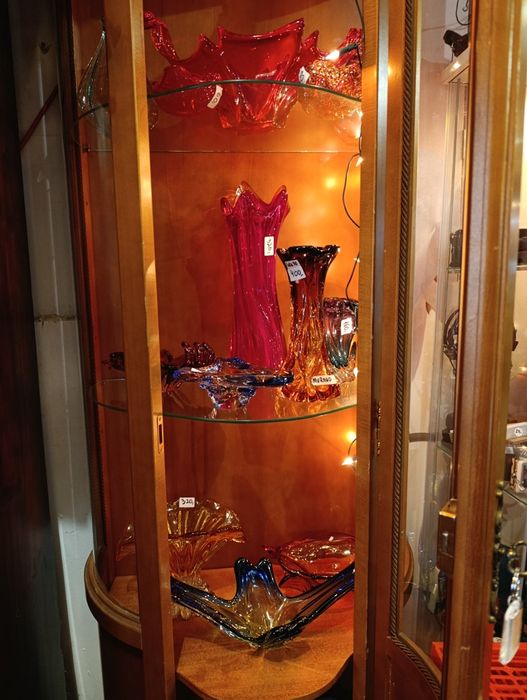 Szkło kolorowe murano Uranowe