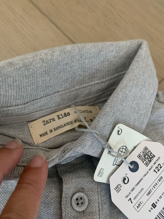 Polo Zara 7 anos novo com etiqueta