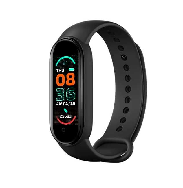 Фитнес-Часы Трекер M6 Браслет Часы Smart Band Пульс Давление Спорт