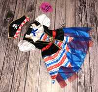 Новогодний костюм Пиратка для девочки 5-6 лет. 110-116 см