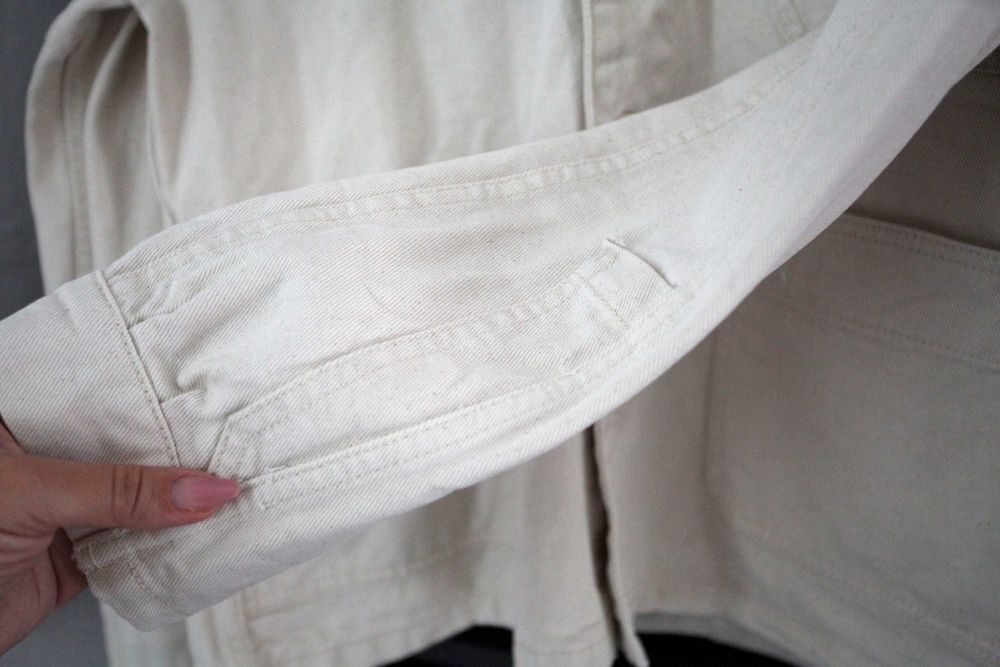 Kurtka dżinsowa oversize Zara z najnowszej kolekcji. Nowa M-L