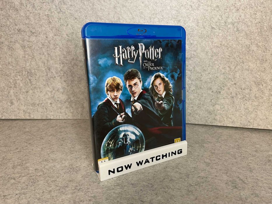 Stojak podstawka na DVD, BluRay "Now Watching" biała