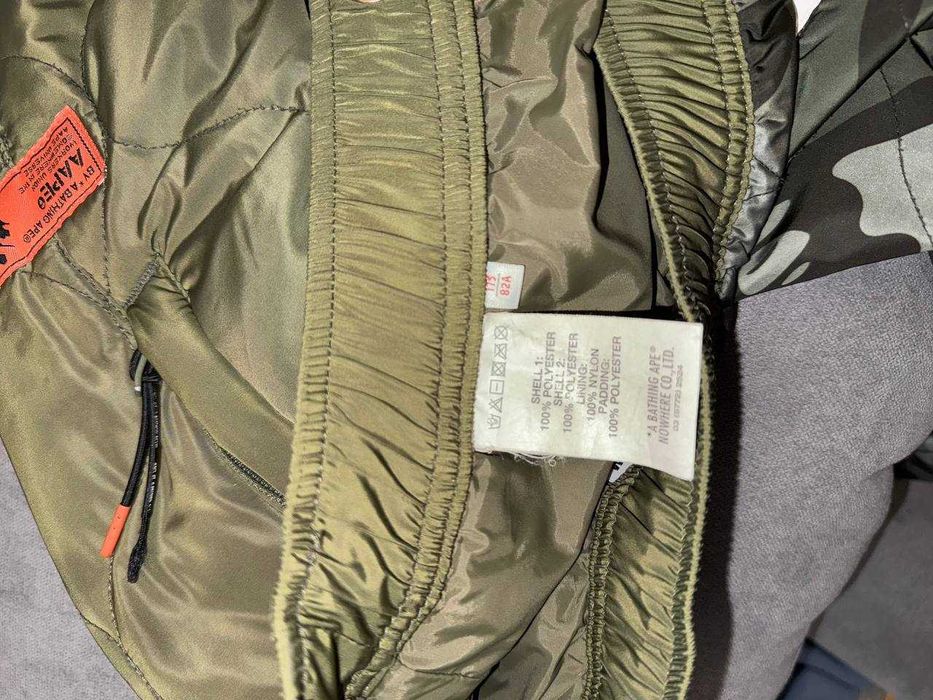 Spodnie Bape x Alpha Industries