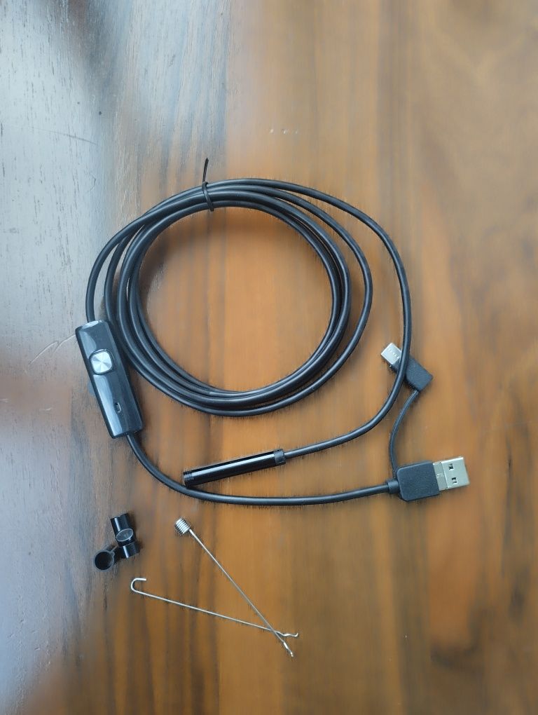 Эндоскоп USB /type-c /micro USB камера водонепроницаемый 2м