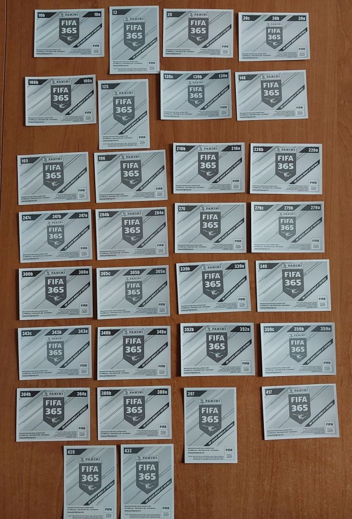 FIFA 365 naklejki + złote 2024 NOWE