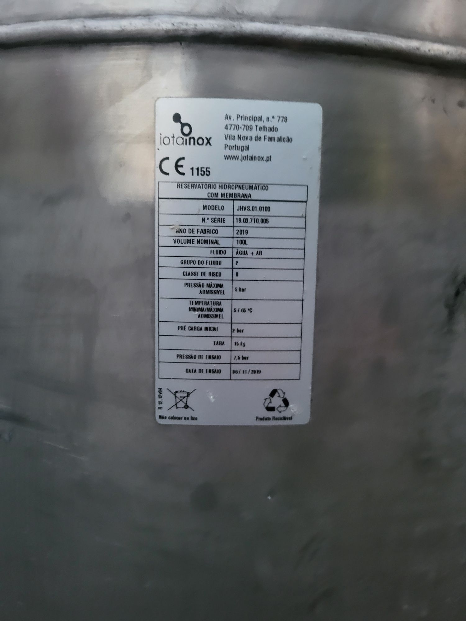 Autoclave balão de agua 100 L