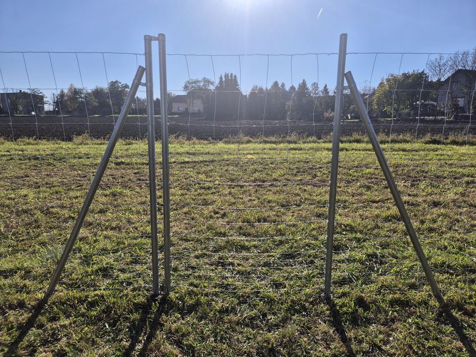 Ogrodzenie BUDOWLANE TYMCZASOWE PŁOT metalowy materiał na 50m ;)