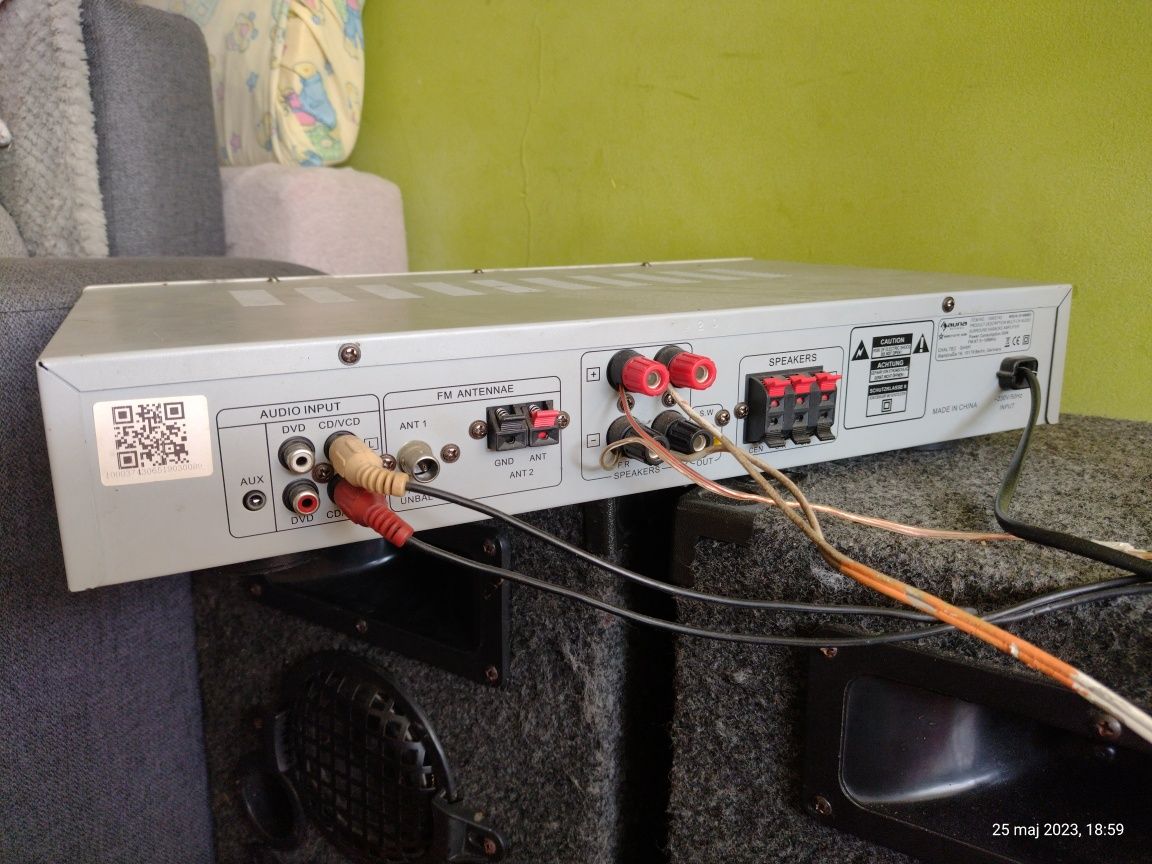 Auna amp9200w digital karaoke power amplifier