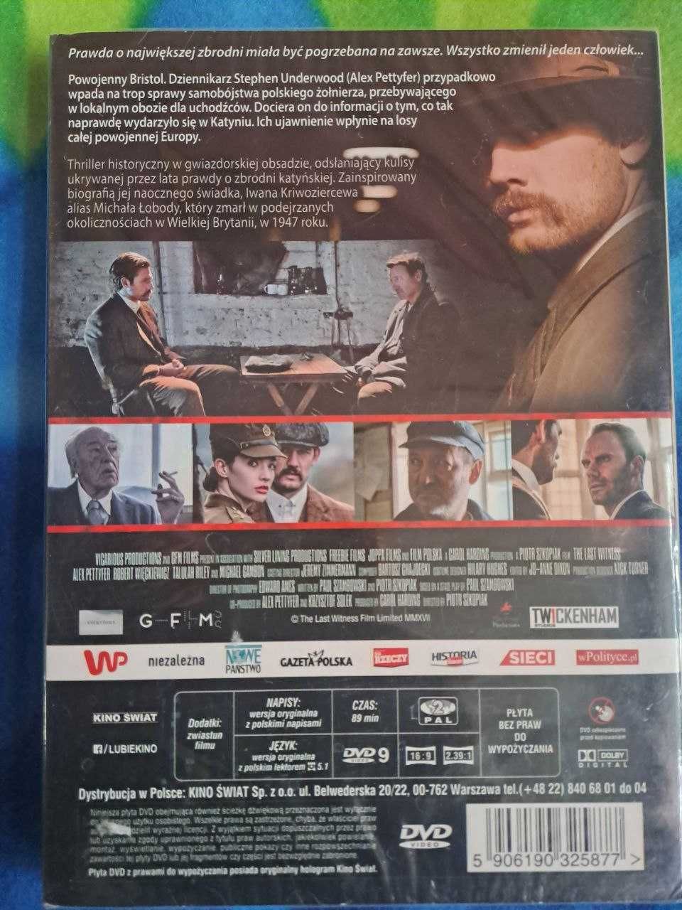 Katyń. Ostatni świadek. Film Płyta DVD FOLIA