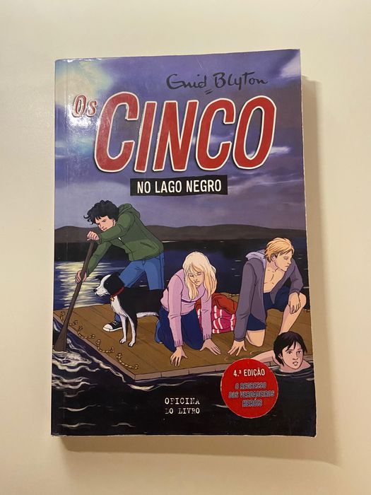 Livro "Os cinco no lago negro"