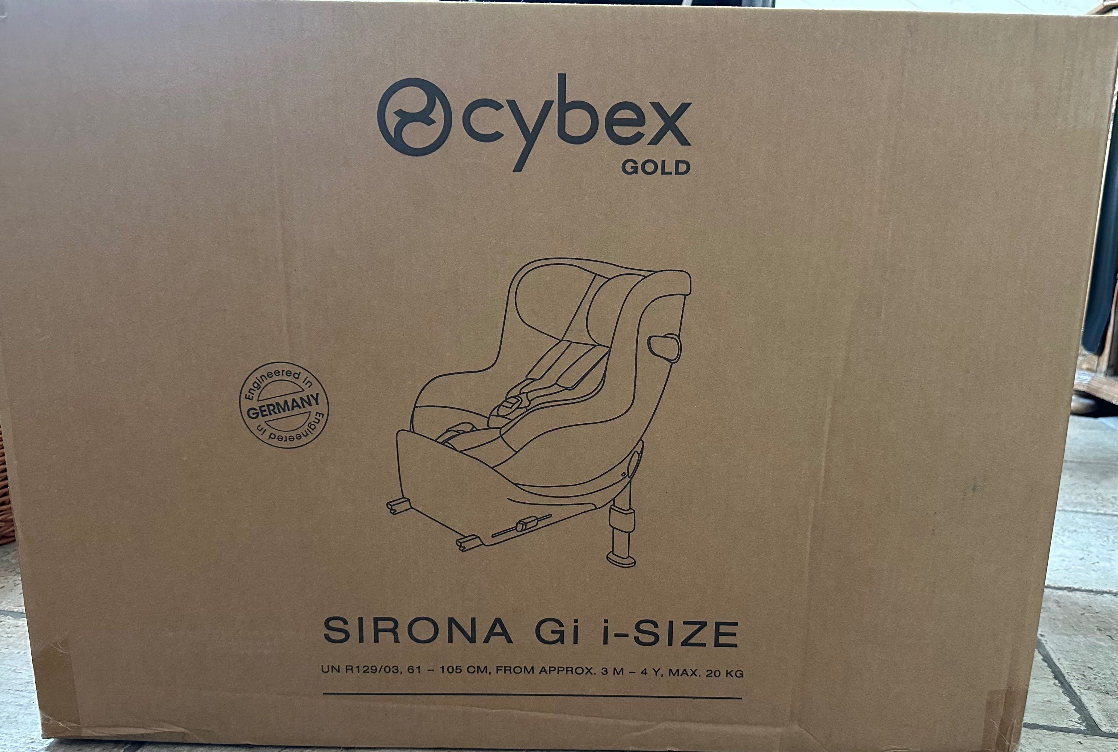 Nowy Fotelik samochodowy Cybex Sirona Gi i-Size Plus / Beach Blue