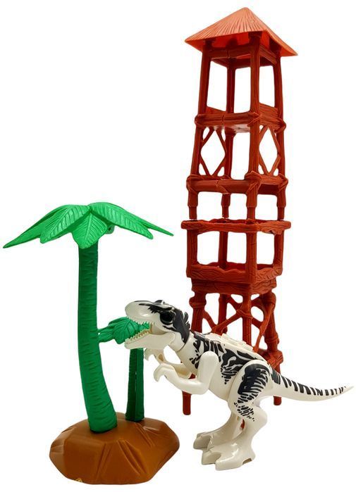 Dinozaur Figurka T-Rex Zestaw Forest Klocki Zestaw