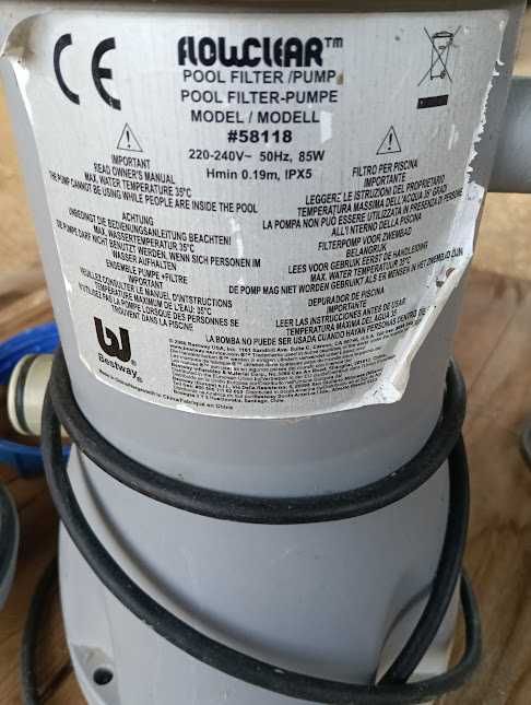 Bomba de filtragem para piscinas
