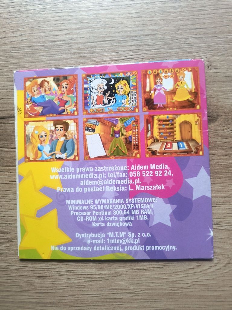 Kopciuszek gra PC Aidem Media CD