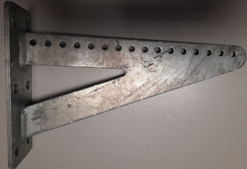 Wspornik stalowy wielofunkcyjny, ścienny, mocny