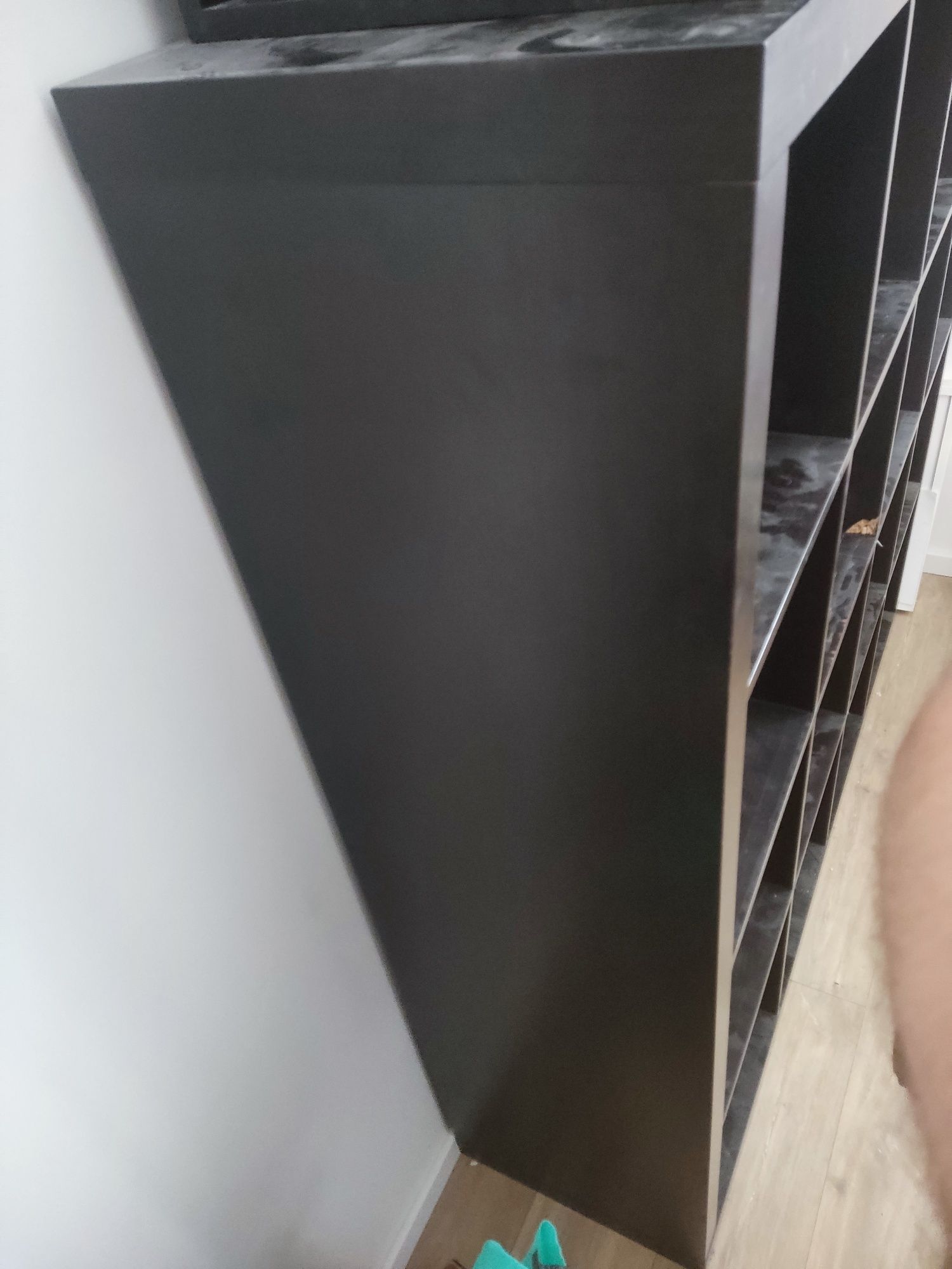 Regał kallax 4x4 Ikea ciemny