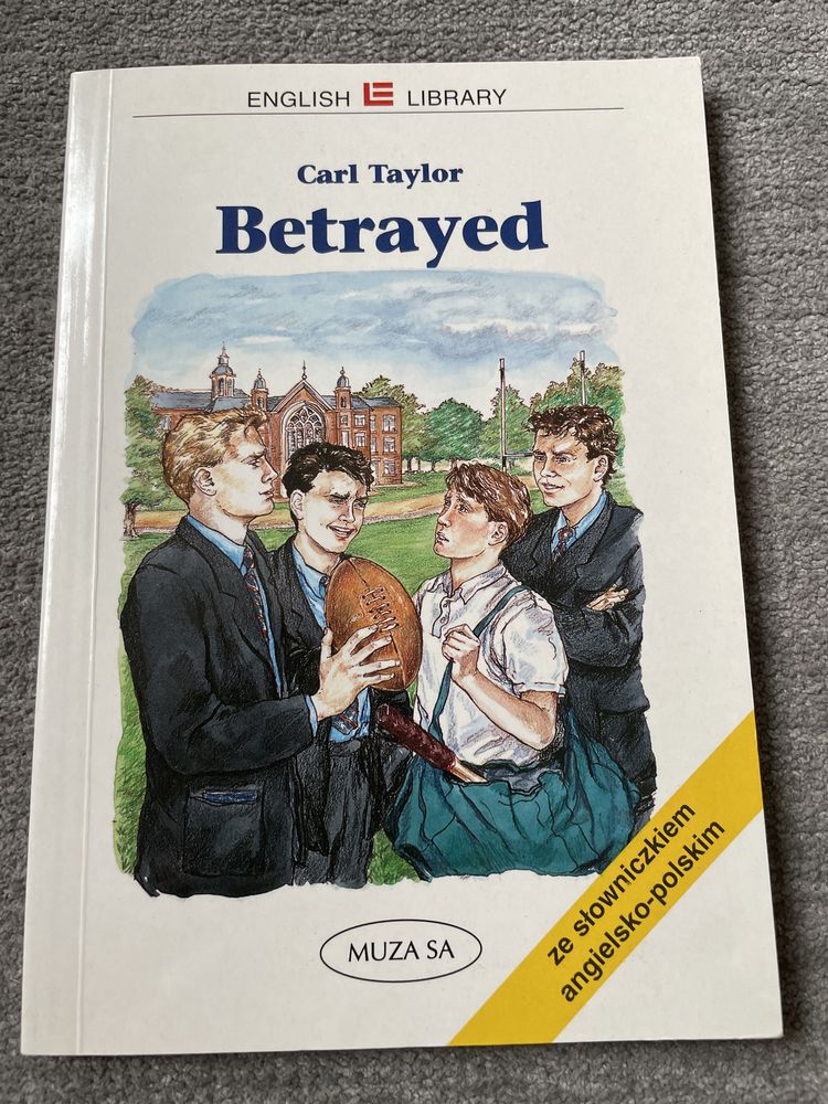 Carle Taylor Betrayed książka w języku angielskim ze słowniczkiem