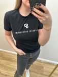 tshirt bluzka paprocki brzozowski xs czarna