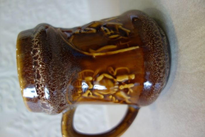 Mirostowice ceramika PRL kufel 2 szt