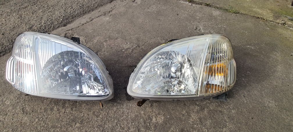 Lampy przód honda logo komplet