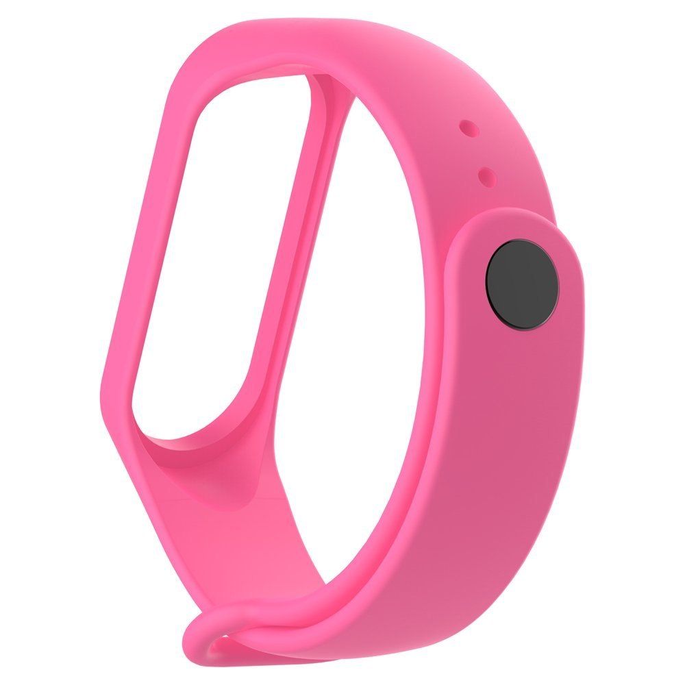 Silikonowa Opaska Zamienna Do Xiaomi Mi Band 4 / Mi Band 3 Różowy