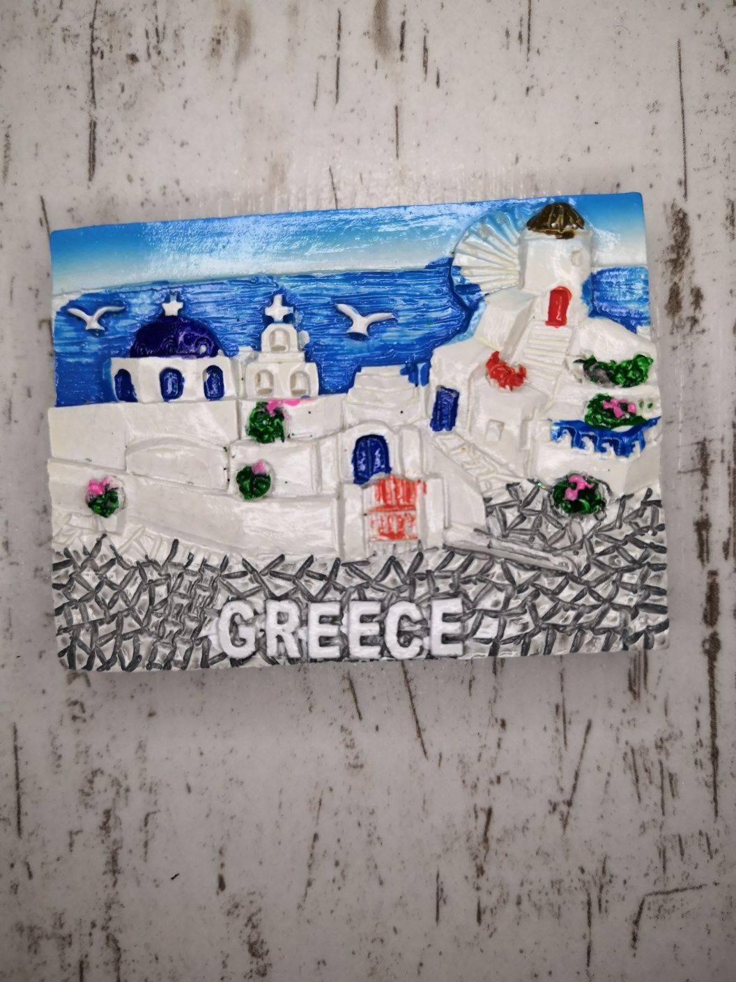 Magnes na lodówkę grecja Santorini