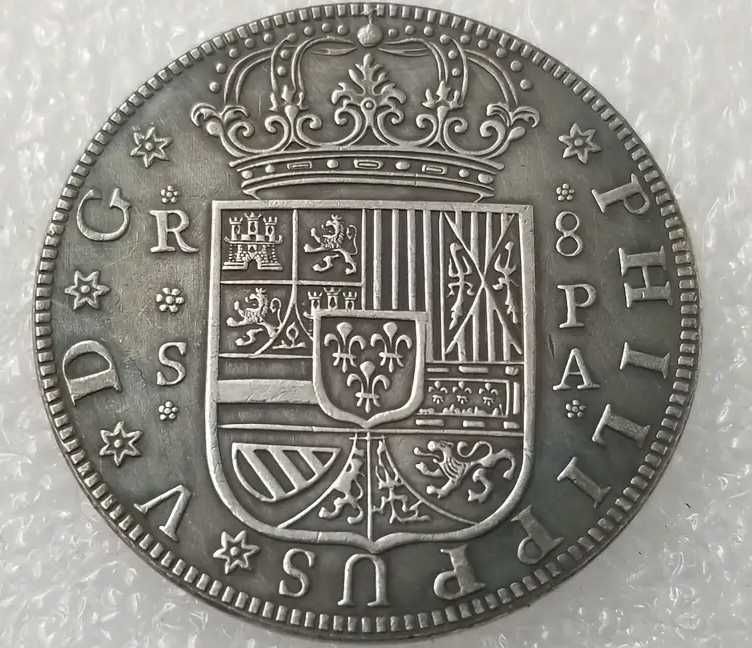 Памятная Коллекционная Монета 1731 года Phillipus Hispaniarum