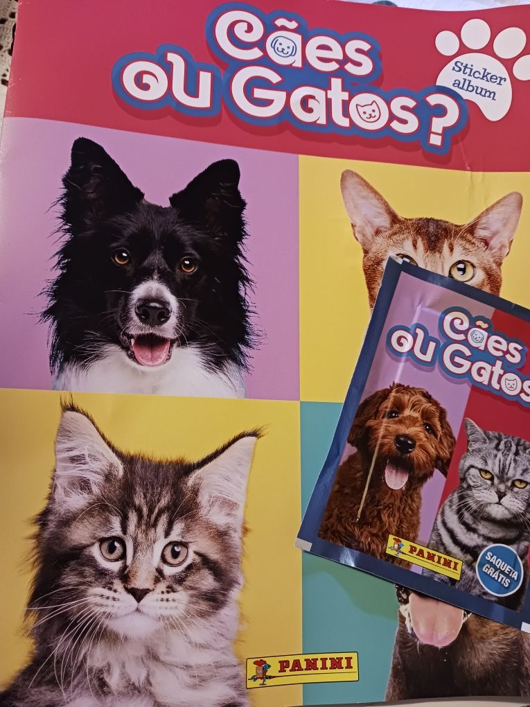 Cromos Panini Cães ou Gatos?